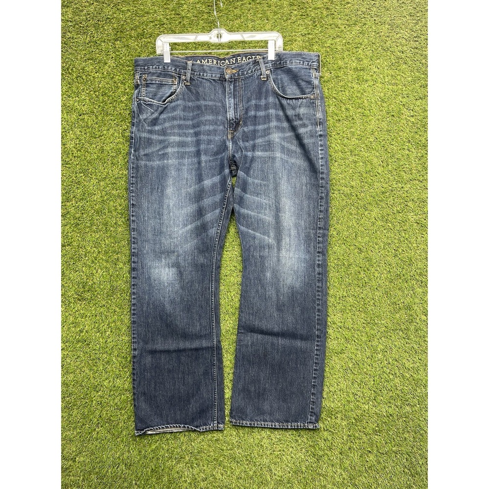 American Eagle Jeans Mens 40x32 Dark Wash Baggy Loose Fit Grunge Y2K Casual